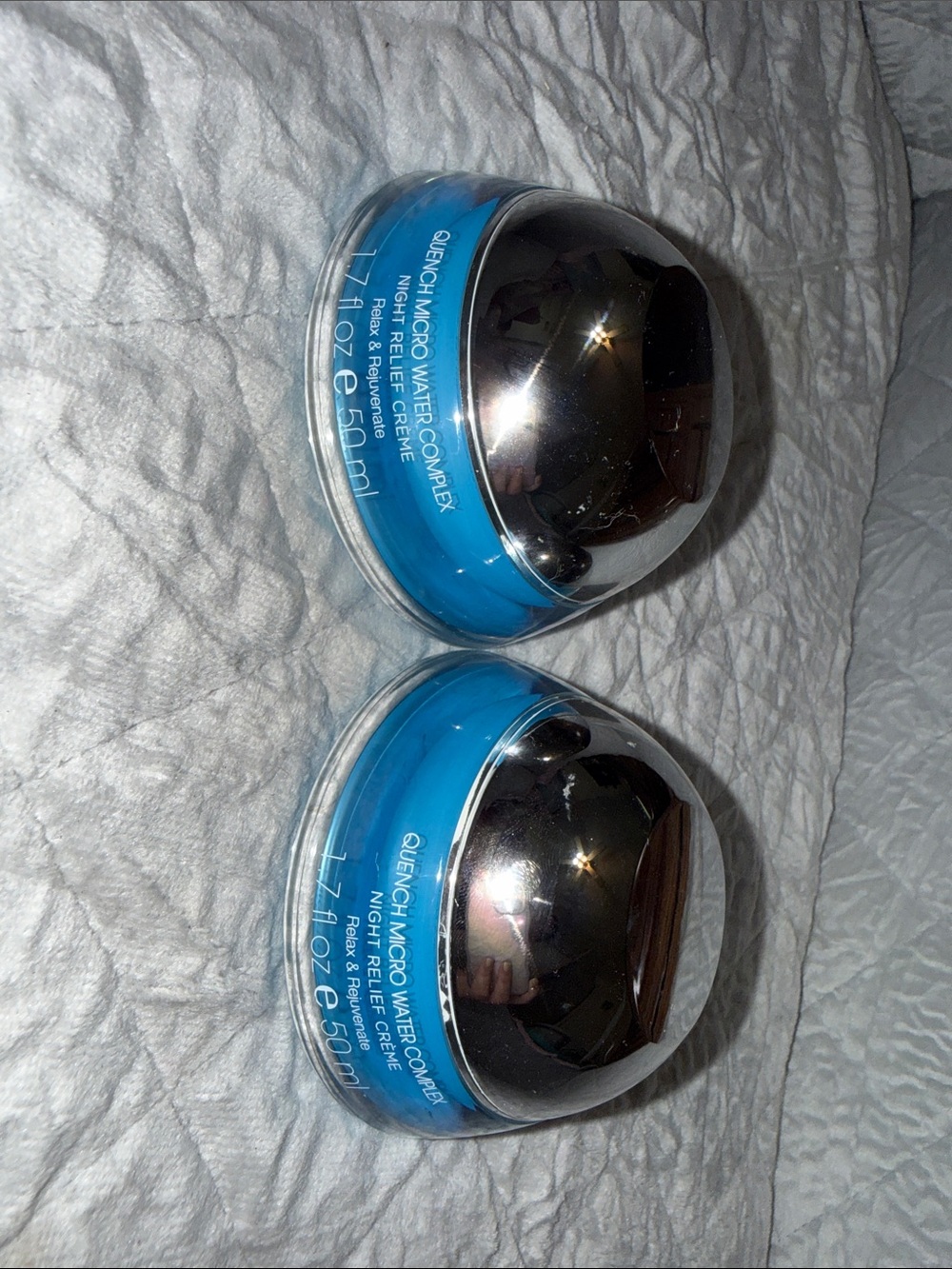 Quench micro water complex night relief cream X2